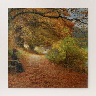 Puzzle Ruta de la madera en otoño Hans Andersen Brendekil