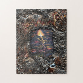 Puzzle Ruta de la oferta de vida quemada