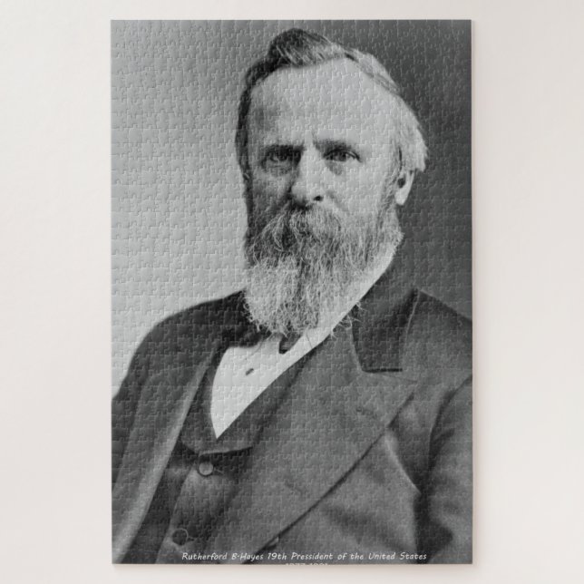 Puzzle Rutherford B. Hayes 19º Presidente de América. (Vertical)