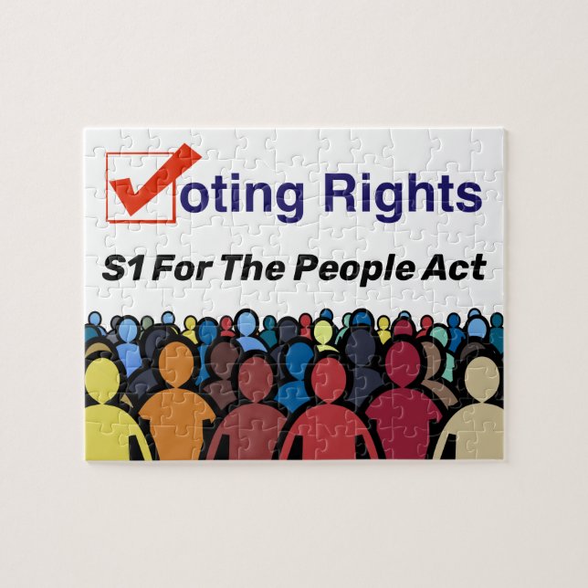 Puzzle S1 Ley de derechos de voto para el pueblo (Horizontal)