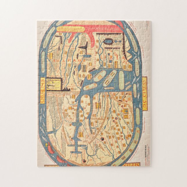 Puzzle S. Beati Liebanensis mappam mundi ad ejemplar ecc (Vertical)