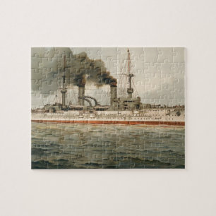 Puzzle S.M. Kreuzer "Furst Bismarck" de Grosse (H.M.