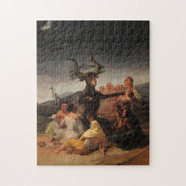 Puzzle Sábado de las brujas por Francisco de Goya (Vertical)