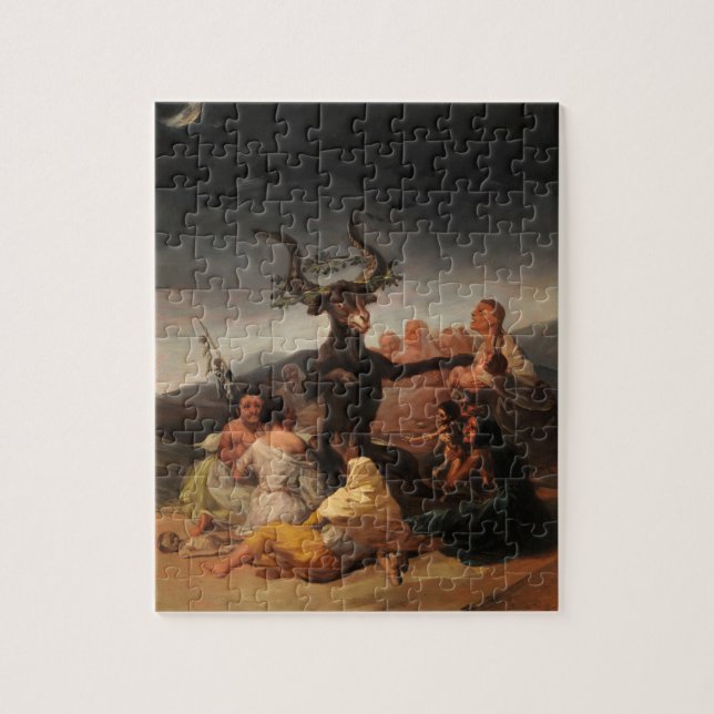 Puzzle Sábado de las brujas por Francisco de Goya (Vertical)