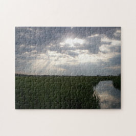 Puzzle Sabana Georgia de la isla de Tybee del saladar