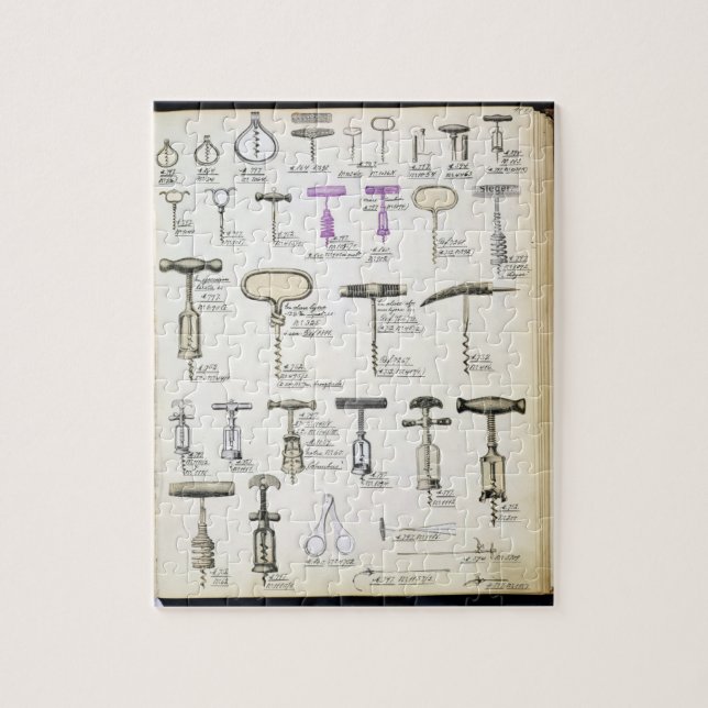 Puzzle Sacacorchos, de un catálogo comercial de la (Vertical)