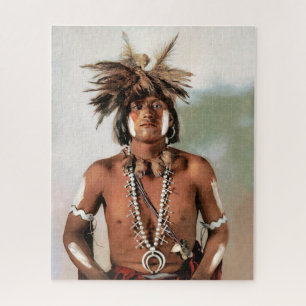 Puzzle Sacerdote serpiente, indio americano