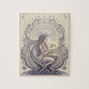 Puzzle Sacerdotisa Diosa de la Luna