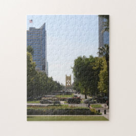 Puzzle Sacramento: Puente de la Torre del Centro Comercia