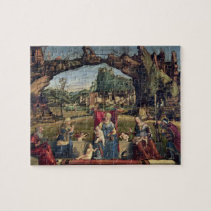 Puzzle Sacros Conversazione, c.1500 (aceite en el panel)