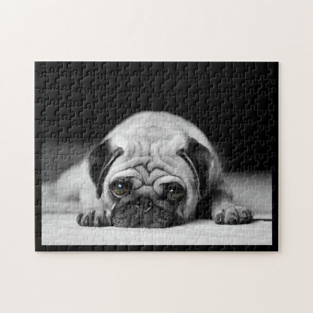 Puzzle Sad Pug (Horizontal)