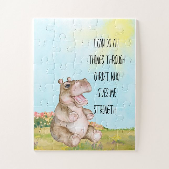 Puzzle Safari para bebés/Hippo Niños/Sala de juegos (Vertical)