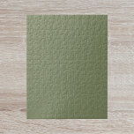 Puzzle Sage Green Color sólido<br><div class="desc">Color sólido verde sabio. Un verde salado moderno y refinado que exuda la elegancia natural. Este color capta la esencia de un suelo forestal sombreado. Perfecto para aquellos que buscan una calma y un ambiente tranquilo. Este sofisticado matiz se integra perfectamente en la estética moderna y clásica. Acepte la belleza...</div>