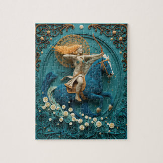 Puzzle Sagitario Arquero Aventurero - Quilling de Papel