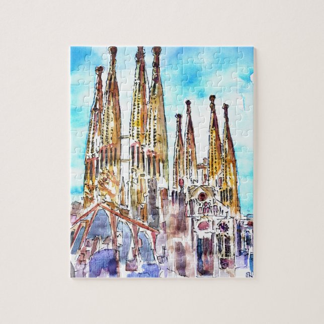 Puzzle Sagrada Familia Barcelona (Vertical)