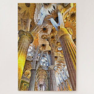 Puzzle Sagrada Familia. Interior. Ver 16.
