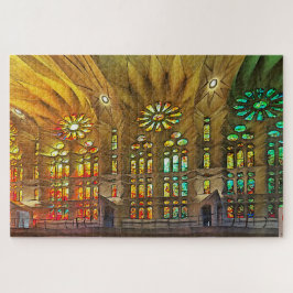 Puzzle Sagrada Familia. Interior. Vista 19.