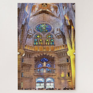 Puzzle Sagrada Familia. Interior. Vista 24.