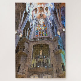 Puzzle Sagrada Familia. Interior. Vista 25.