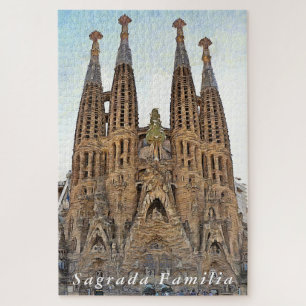 Puzzle Sagrada Familia.Vista 3.