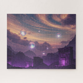 Puzzle Sagradas burbujas misteriosas desconocidas flotand