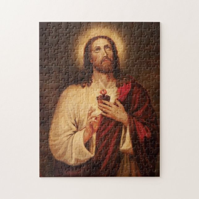 Puzzle Sagrado Corazón De Jesús (Vertical)