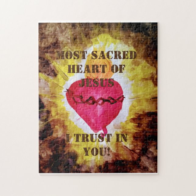 Puzzle Sagrado Corazón de Jesús Inspirador (Vertical)