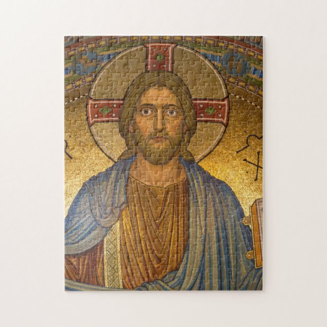 Puzzle Sagrado Corazón De Jesús Mosaico (Vertical)