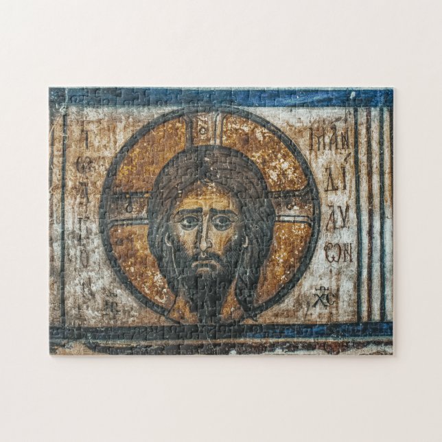 Puzzle Sagrado pañuelo Jesucristo Icono Ortodoxo (Horizontal)