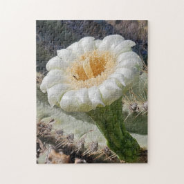 Puzzle Saguaro in Bloom Puzzle, 11" x 14", 252 pieces