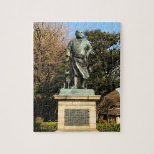 Puzzle Saigo Takamori (El último Samurai) y estatua de pe