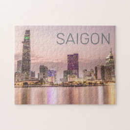 Puzzle Saigon Ho Chi Minh Ciudad HCMC Vietnam Sunset