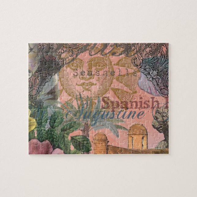 Puzzle saint augustine florida viajar arte antiguo (Horizontal)