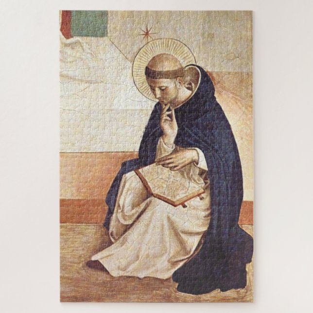 Puzzle Saint Dominic de Guzman por Fra Angelico (Vertical)