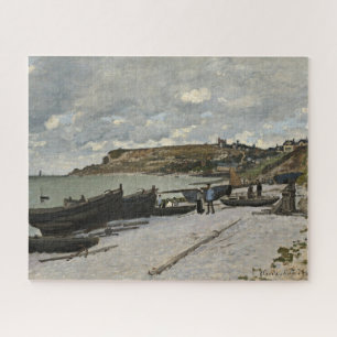 Puzzle Sainte-Adresse by Monet - Boats Sea Cloudy Sky