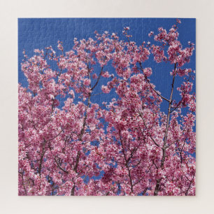 Puzzle Sakura Flor de Cerezo en el Azul