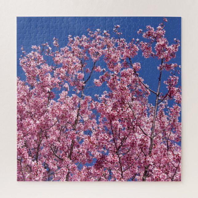 Puzzle Sakura Flor de Cerezo en el Azul (Vertical)