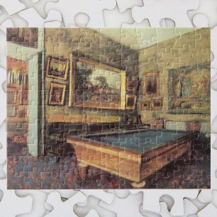 Puzzle Sala de billar en Menil Hubert por Edgar Degas