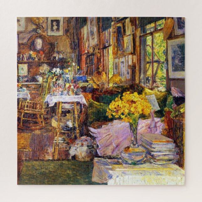 Puzzle Sala de flores de Frederick Childe Hassam (Vertical)
