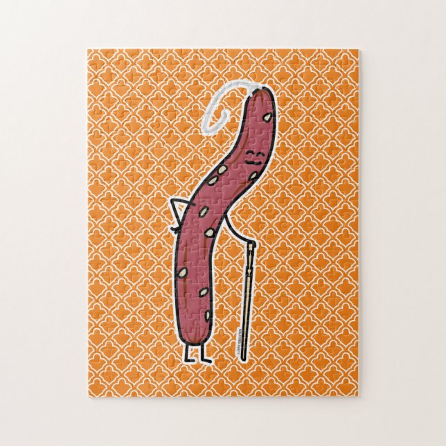 Puzzle Salchicha china envejecida grasa cantonesa Lap Che (Vertical)