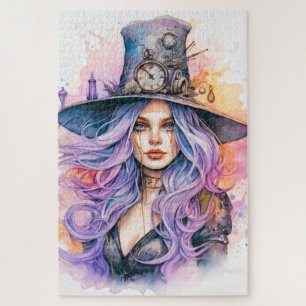 Puzzle Salem Witch   Feliz Halloween