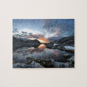 Puzzle Salida del sol 2 de los lagos Nydiver - desierto
