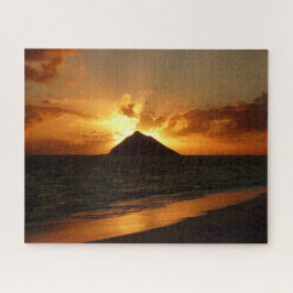 Puzzle Salida del sol de Hawaii en la playa