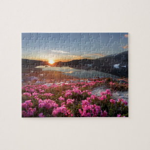 Puzzle Salida del sol de los lagos Marie - rastro de John