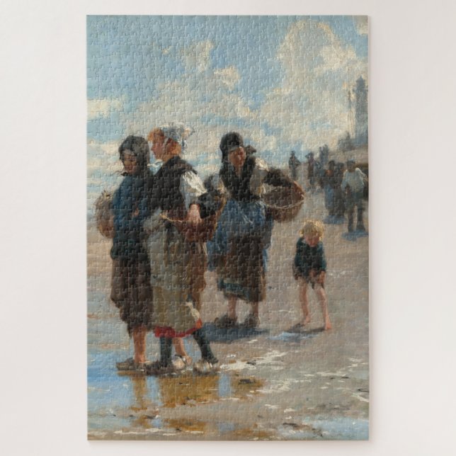 Puzzle Saliendo a pescar de John Singer Sargent (Vertical)