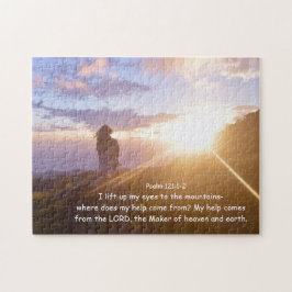 Puzzle Salmo 121:1-2 Mi ayuda viene del SEÑOR
