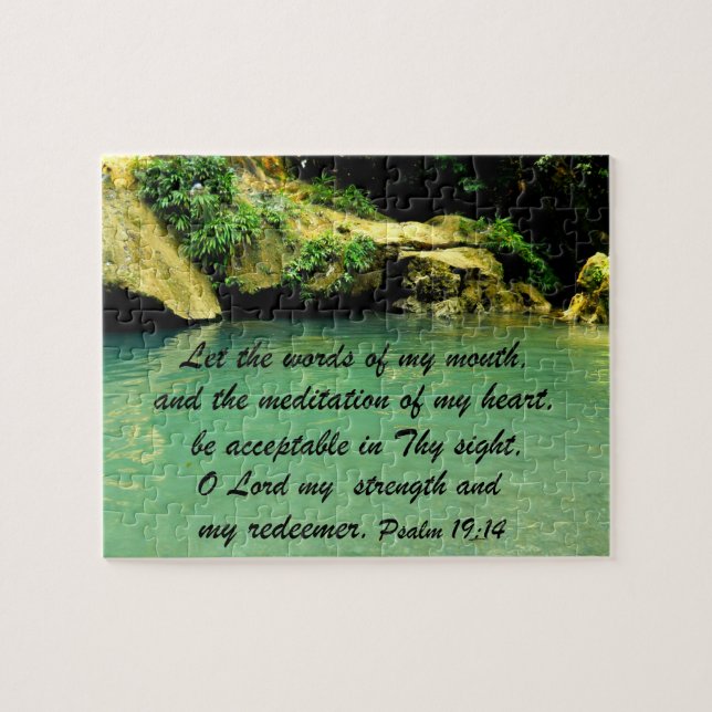 Puzzle Salmo 19:14 (Horizontal)