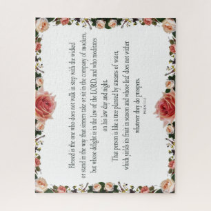 Puzzle Salmo 1:1-3, Bendito es el