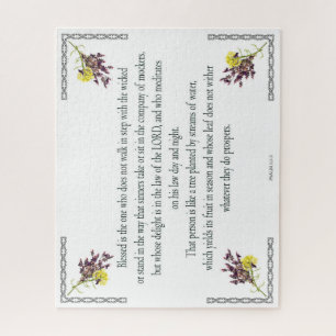 Puzzle Salmo 1:1-3, Bendito es el que