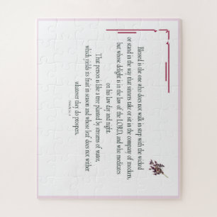 Puzzle Salmo 1:1-3, Bendito es el que,